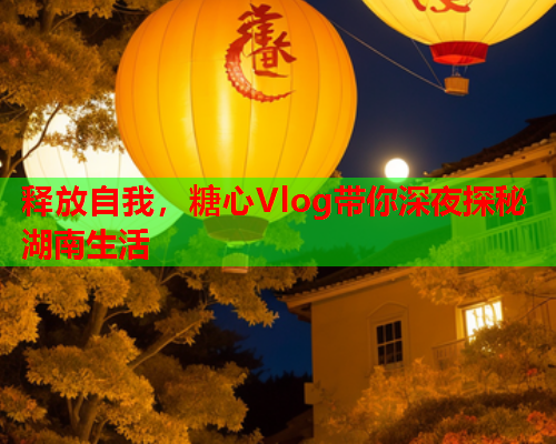 释放自我，糖心Vlog带你深夜探秘湖南生活  第1张